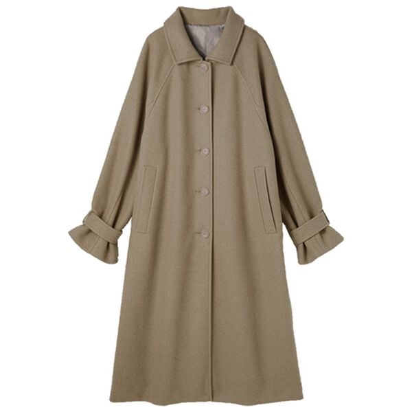 RANAN（ラナン）の「ウール調ステンカラーコート（ロングコート）」｜詳細画像