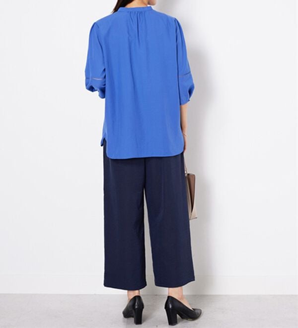 BELLUNA（ベルーナ）の「エアリービンテージ素材レース使いブラウス（ブラウス）」｜詳細画像