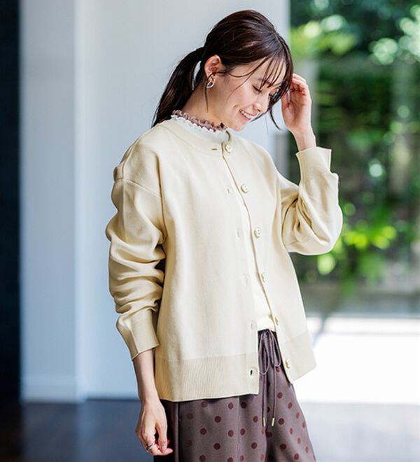 BELLUNA（ベルーナ）の「重ね着風フリル衿プルオーバー（カットソー）」｜詳細画像