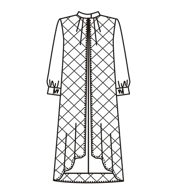 BELLUNA（ベルーナ）の「日本製素材！重ね着風ワンピース（ブラックフォーマル（喪服・礼服））」｜詳細画像