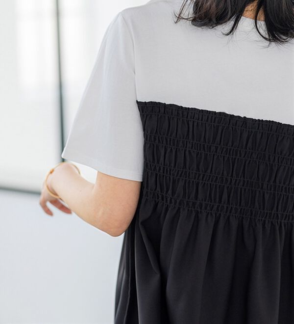 BELLUNA（ベルーナ）の「ビスチェ風ドッキングチュニック（チュニック）」｜詳細画像