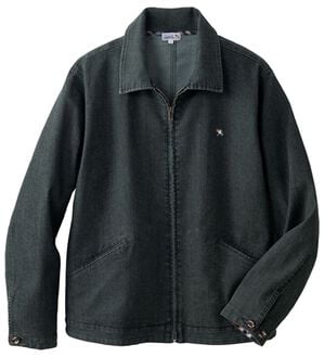 「＜アーノルド　パーマー＞ワンポイントデニムジャケット（メンズジャケット）」｜チャコール