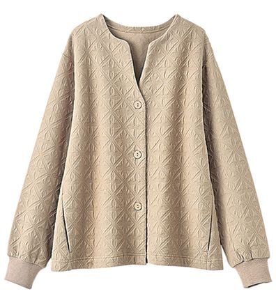 BELLUNA（ベルーナ）の「幾何柄ジャカード素材カーディガン（その他カーディガン）」