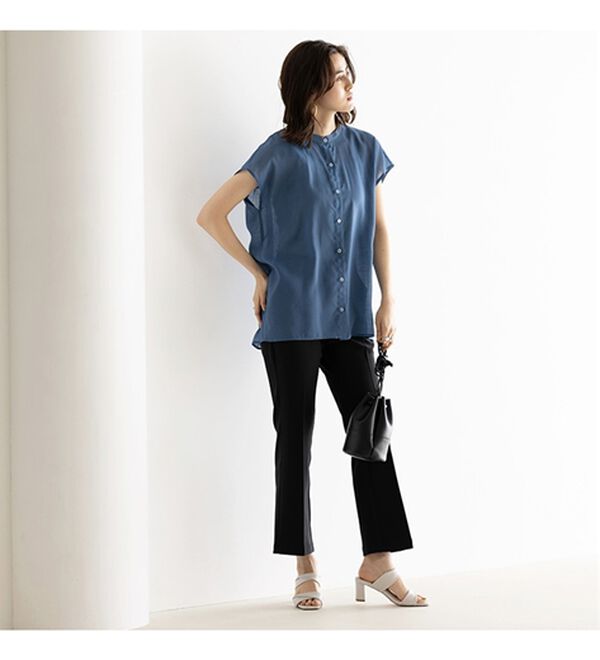 GeeRA（ジーラ）の「楽ちん＆キレイ見え美脚フレアーパンツ（フルレングスパンツ）」｜詳細画像