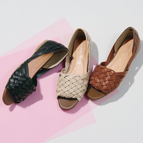 「メッシュフラットシューズ（サンダル・ミュール）」｜詳細画像