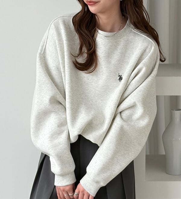 GeeRA（ジーラ）の「【U.S. POLO ASSN.】表ピーチ裏起毛スウェット（トレーナー・スウェット）」｜詳細画像
