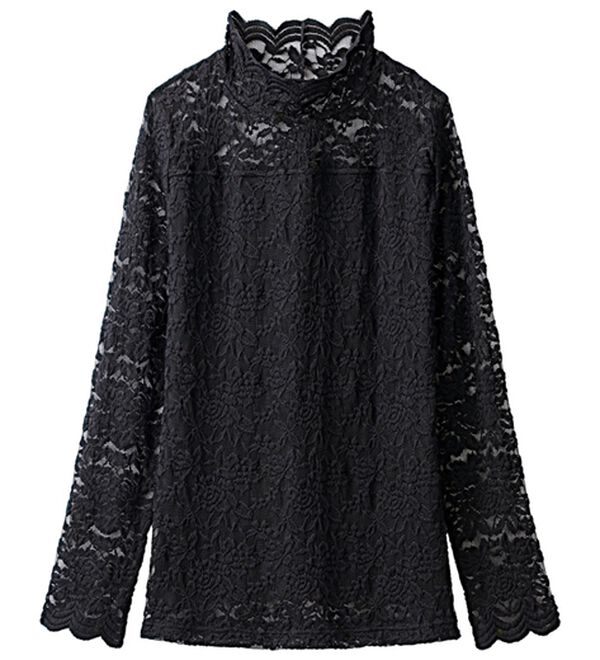 LAVIENNE（ラヴィエンヌ）の「【２色組】重ね着を楽しむ総レースインナー（肌着・インナーウェア）」｜詳細画像