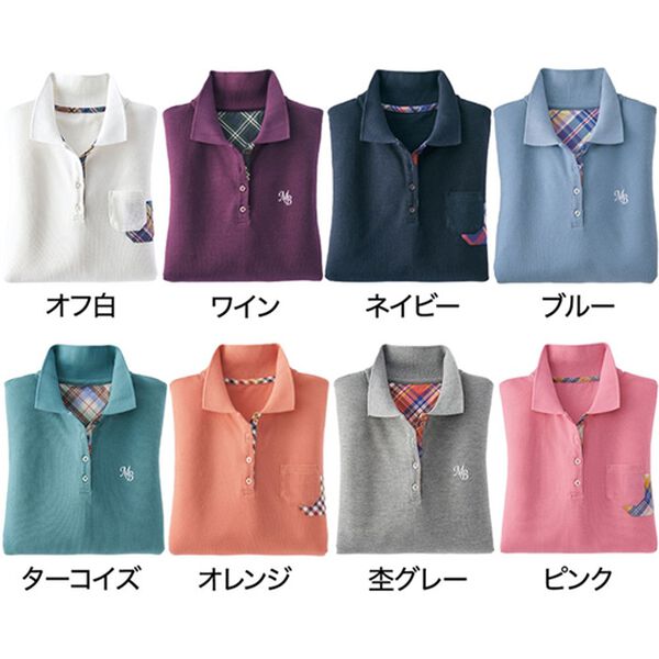 BELLUNA（ベルーナ）の「デザイン裏起毛ポロシャツ（ポロシャツ）」｜詳細画像