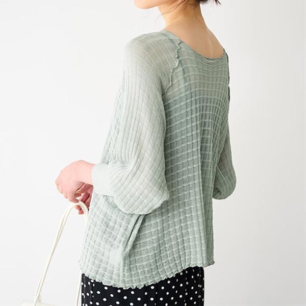 RANAN（ラナン）の「シアーニットプルオーバー（ニット・セーター）」｜詳細画像