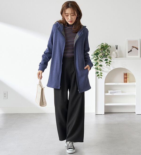 BELLUNA（ベルーナ）の「まるで着る毛布！静電防止付裏ファーブルゾン（その他カーディガン）」｜詳細画像