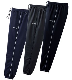 「【３本組】＜ケイパ＞裾ゴム仕様の吸汗速乾ジャージパンツ（メンズフルレングスパンツ）」｜3本組