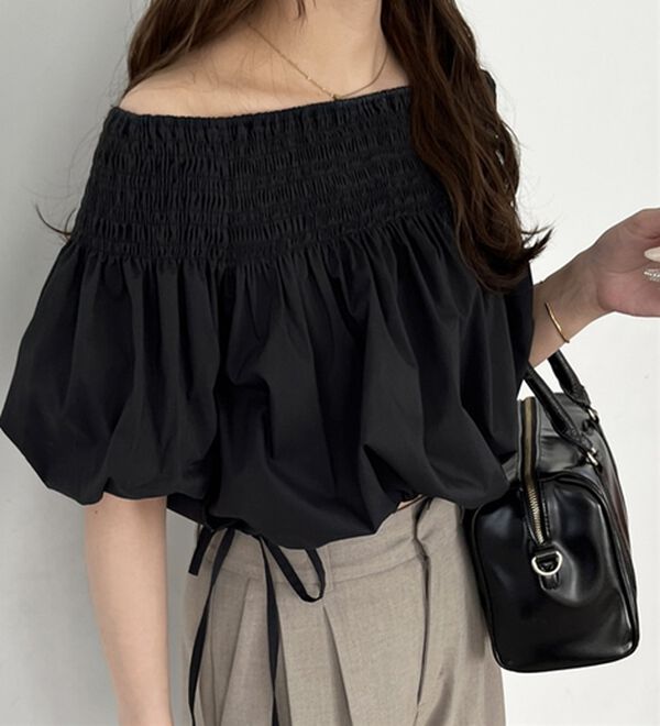 GeeRA（ジーラ）の「ドロストオフショルブラウス（ブラウス）」｜詳細画像