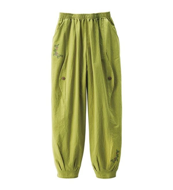 2本組】さらり綿素材デザインパンツ - ベルーナ【公式】