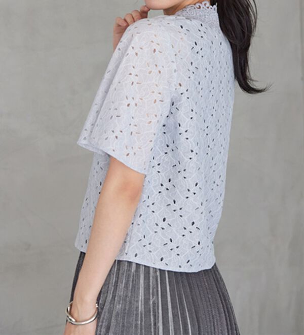 RANAN（ラナン）の「レースコンビブラウス（ブラウス）」｜詳細画像