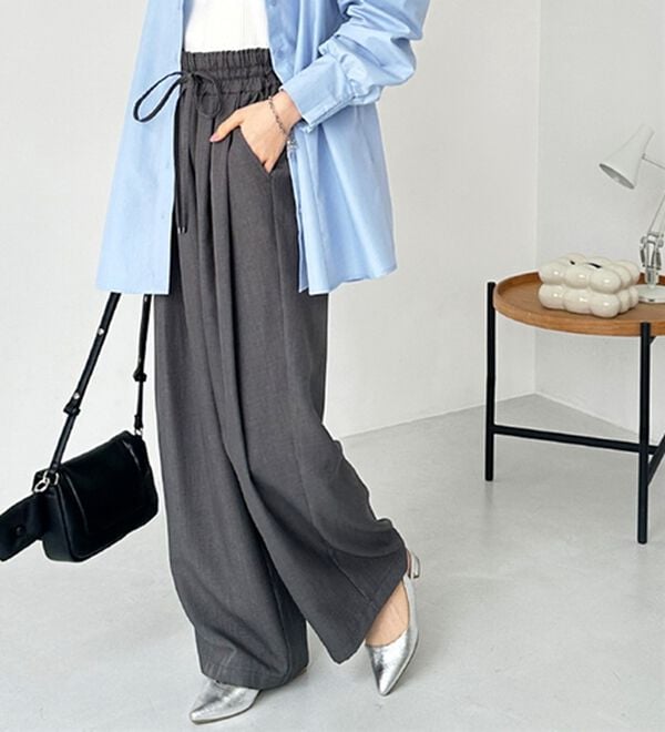 GeeRA（ジーラ）の「【体型カバー】上品なのにラクちんワイドパンツ（フルレングスパンツ）」｜詳細画像