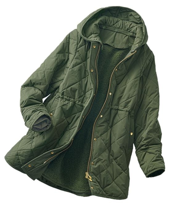 BELLUNA（ベルーナ）の「中わたキルト２ＷＡＹロングコート（ロングコート）」｜詳細画像