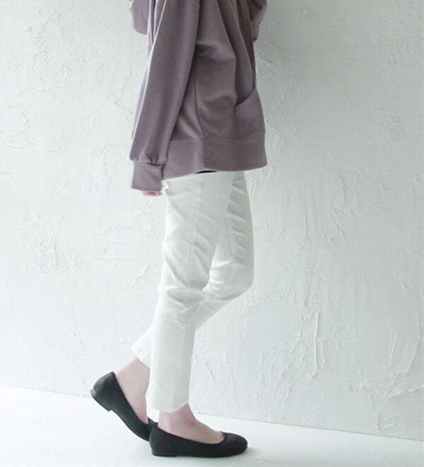 A HAPPY MARILYN（アハッピーマリリン）の「【Ｍ～８Ｌ】【選べる丈】のび～る ストレッチ ツイル 魔法の 美脚レギンスパンツ（スリム・スキニーパンツ）」｜詳細画像