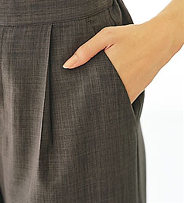 BELLUNA（ベルーナ）の「サラリ麻調素材ビスチェセットアップ（セットアップ）」｜詳細画像