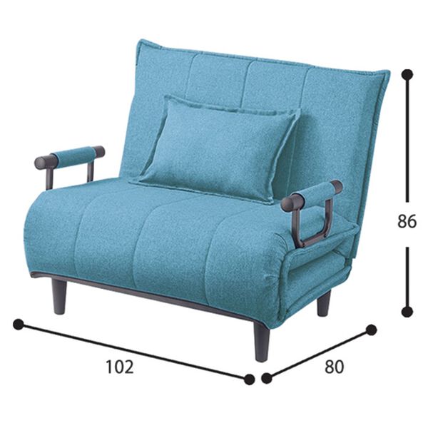 iellio（イエリオ）の「座って寝てくつろげる３ＷＡＹソファベッド２＜サイズが選べる・省スペース・リクライニング・クッション付＞（ソファ）」｜詳細画像