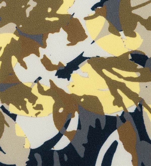 VINNO（ヴィノ）の「ハイネックギャザープリントチュニック（チュニック）」｜詳細画像