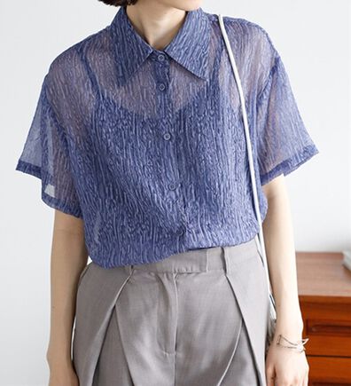 GeeRA（ジーラ）の「ニュアンスワッシャーシアーシャツ（シャツ）」