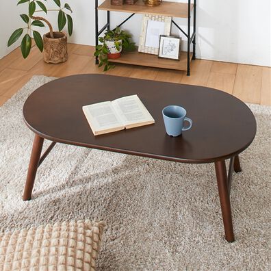 iellio（イエリオ）の「【４／３０まで早割】天然木折脚ローテーブル（ローテーブル・座卓）」