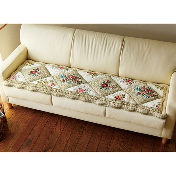 「エレガントフラワー　シートクッション（クッション・クッションカバー）」｜詳細画像