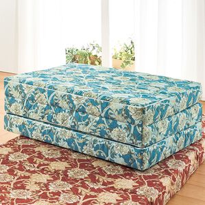 「カバーが洗えるスーパー硬質マットレス（マットレス）」｜ブルー