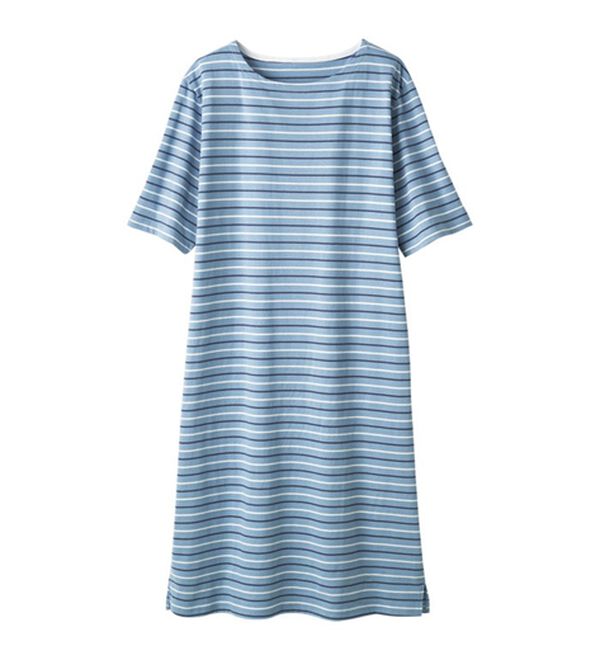 LAVIENNE（ラヴィエンヌ）の「サラッとゆったり快適ワンピース（カットソーワンピース）」｜詳細画像