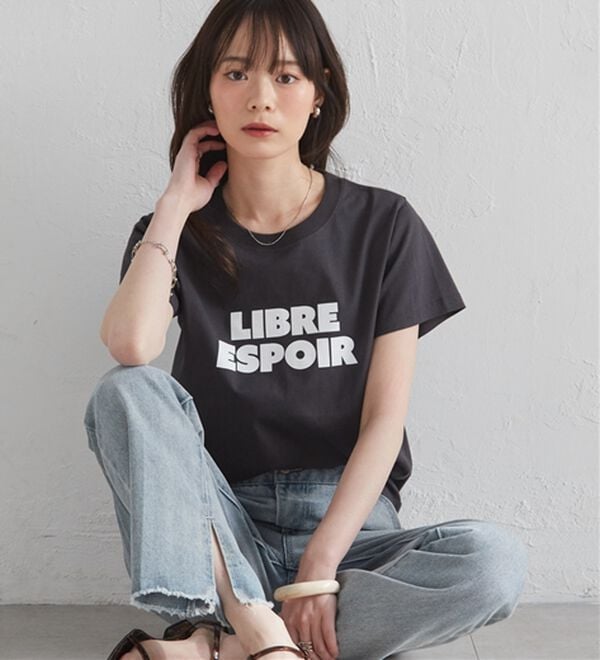 RANAN（ラナン）の「【汗シミ防止】ロゴプリントT（Tシャツ）」｜詳細画像