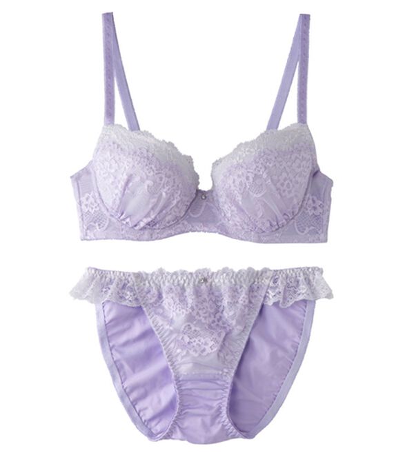 YU'NOW（ユナウ）の「ｔｏ　ｍｅｅブラ＆ショーツ（ブラジャー＆ショーツセット）」｜詳細画像