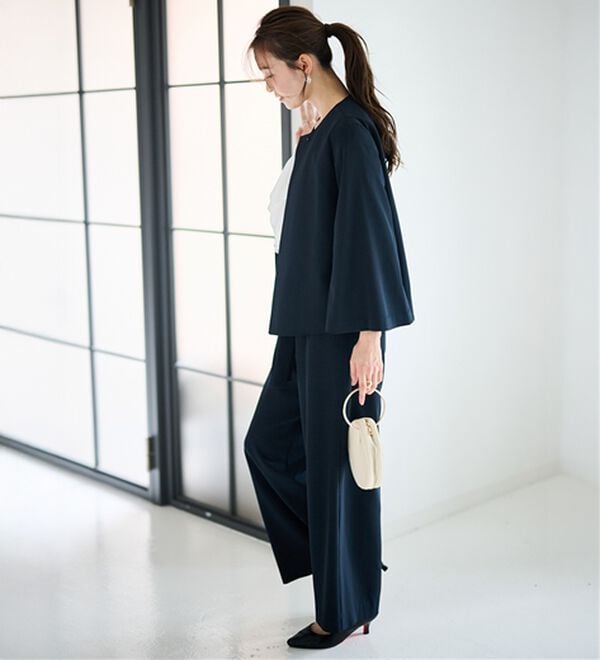 正規品   セットアップ RANAN（ラナン） セットアップ 「2点セット」洗える/防シワ/ストレッチ