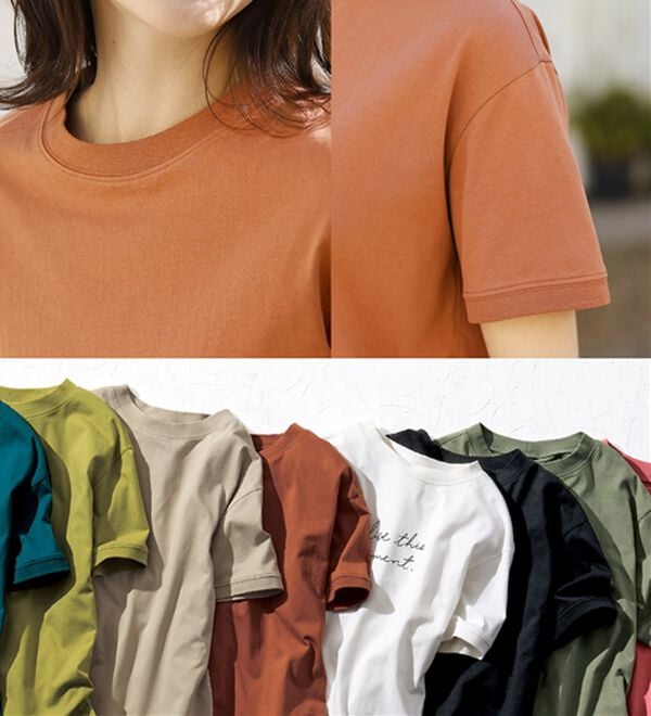 BELLUNA（ベルーナ）の「綿１００％大人顔サマ見えＴシャツ（Tシャツ）」｜詳細画像