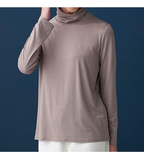 BELLUNA（ベルーナ）の「なめらかテンセル（ＴＭ）繊維ストレッチプルオーバー（カットソー）」｜詳細画像