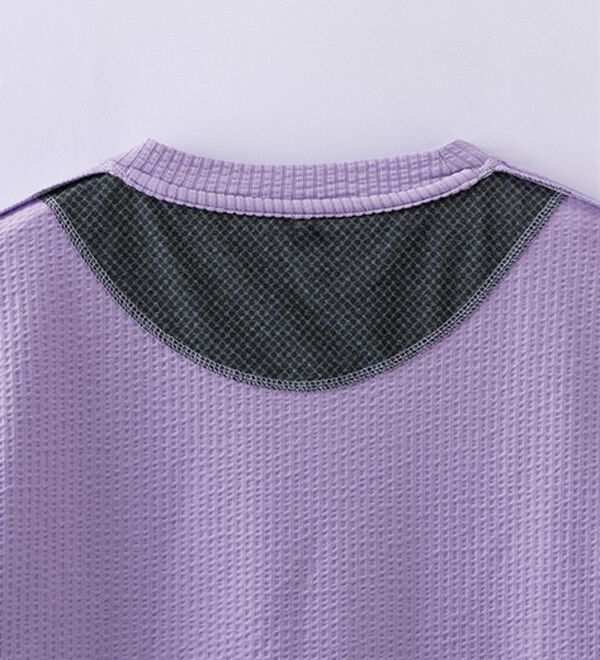 LAVIENNE（ラヴィエンヌ）の「＜遠赤外線ウェア＞ゆるスイミーサッカーワンピース（パジャマ・ルームウェア）」｜詳細画像