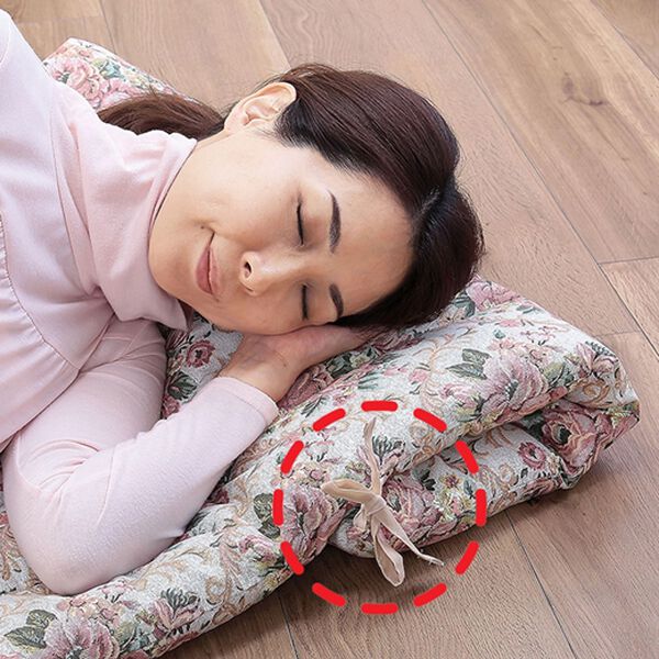 「綿１００％ごろ寝長座布団（座布団・座布団カバー）」｜詳細画像