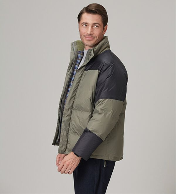 「＜コムルヴァン・オム＞洗えるフレンチダウン切替ジャケット（メンズダウンジャケット）」｜詳細画像