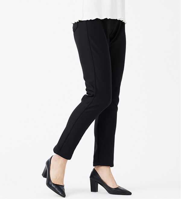 BELLUNA（ベルーナ）の「裏ベロアストレッチ素材レギンスパンツ（フルレングスパンツ）」｜詳細画像