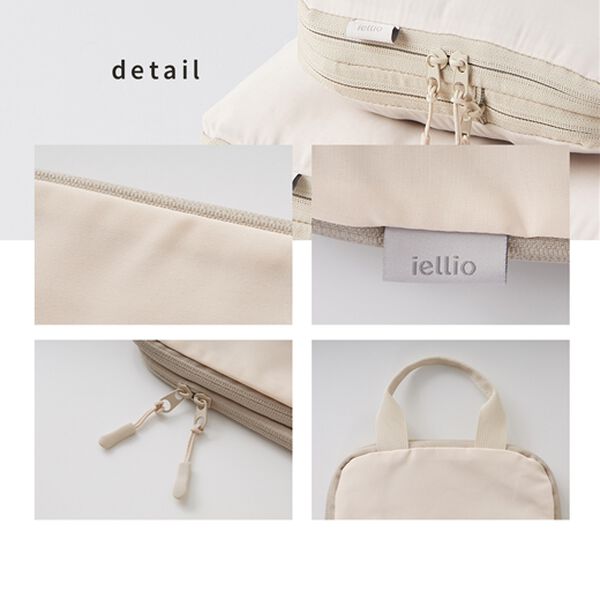 iellio（イエリオ）の「圧縮トラベルポーチ４点セット（その他日用品）」｜詳細画像