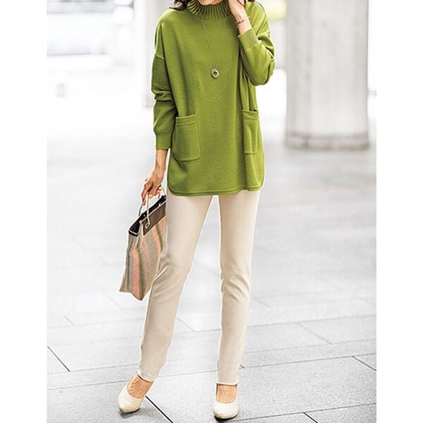 BELLUNA（ベルーナ）の「なめらかボンディング素材美脚ストレートパンツ（フルレングスパンツ）」｜詳細画像