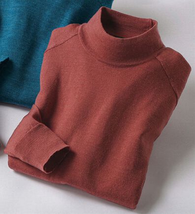 「＜コムルヴァン・オム＞メリノの自信！洗練ハイネック（メンズニット・セーター）」