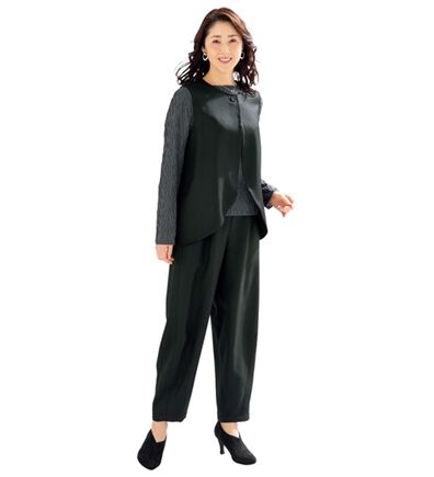 ルフラン（ルフラン）の「洗える！お出かけツイード風スーツ（セットアップ）」