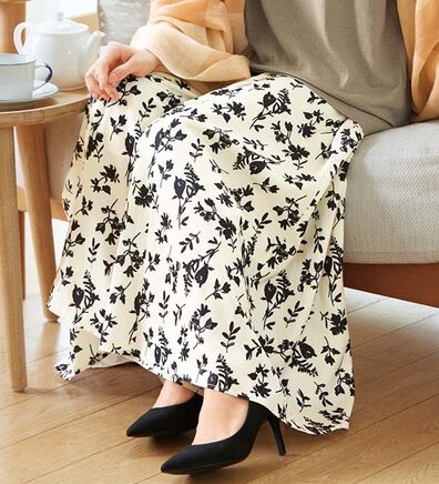 LAVIENNE（ラヴィエンヌ）の「すっきり上品見えスカーチョ（ワイドパンツ・ガウチョ）」