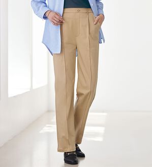 BELLUNA（ベルーナ）の「綿混ハイパー美脚ストレッチチノパンツ（フルレングスパンツ）」｜詳細画像