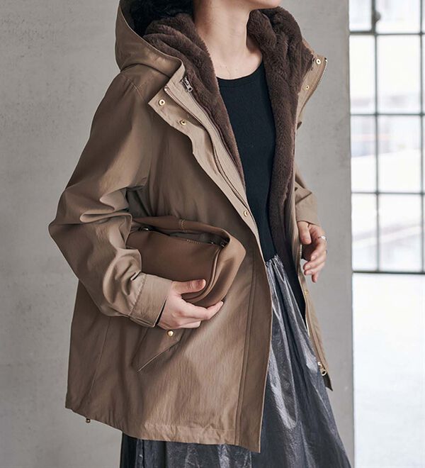 RANAN（ラナン）の「３ＷＡＹフェイクファーライナーブルゾン（ブルゾン）」｜詳細画像