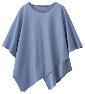 RANAN（ラナン）の「ひんやり！スクエアヘムカットソー（Tシャツ）」｜ブルーグレー