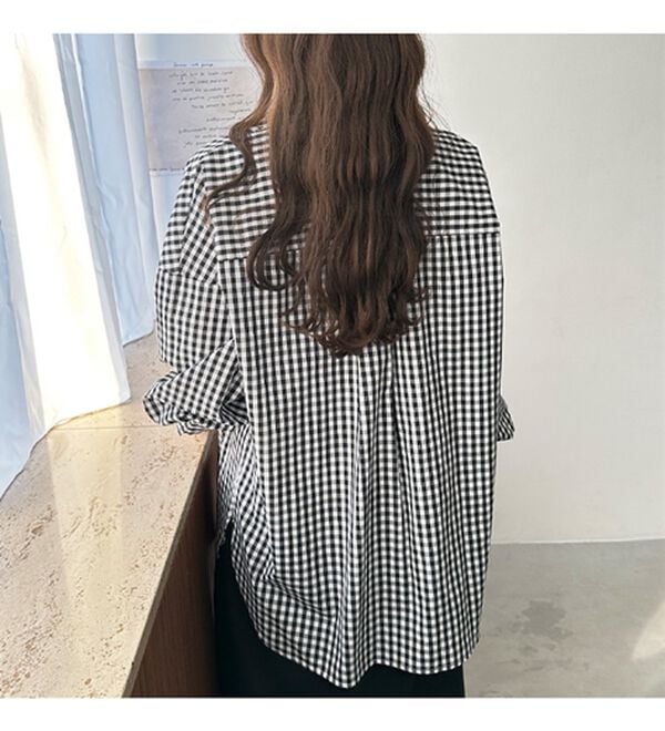 GeeRA（ジーラ）の「アソート柄オーバーサイズシャツ（シャツ）」｜詳細画像