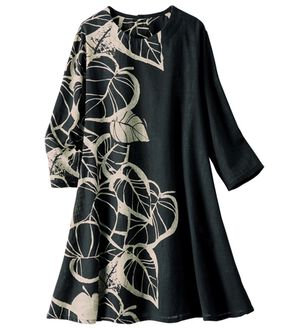 ルフラン（ルフラン）の「選べるプリントブラウス（ブラウス）」｜黒系