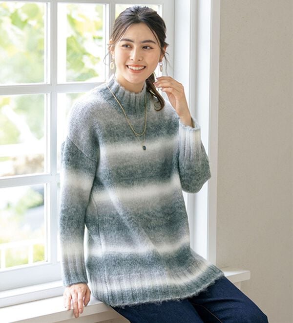 ルフラン（ルフラン）の「【２色組】グラデーションセーター（ニット・セーター）」｜詳細画像