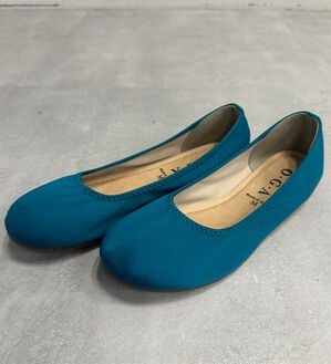 RANAN（ラナン）の「日本製カジュアルシューズ（フラットシューズ）」｜ブルーグリーン